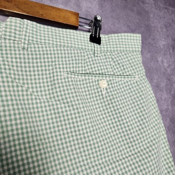 Polo Ralph Lauren Shorts Mens 38 Gingham Check Classic Preppy Casual - Picture 9 of 16